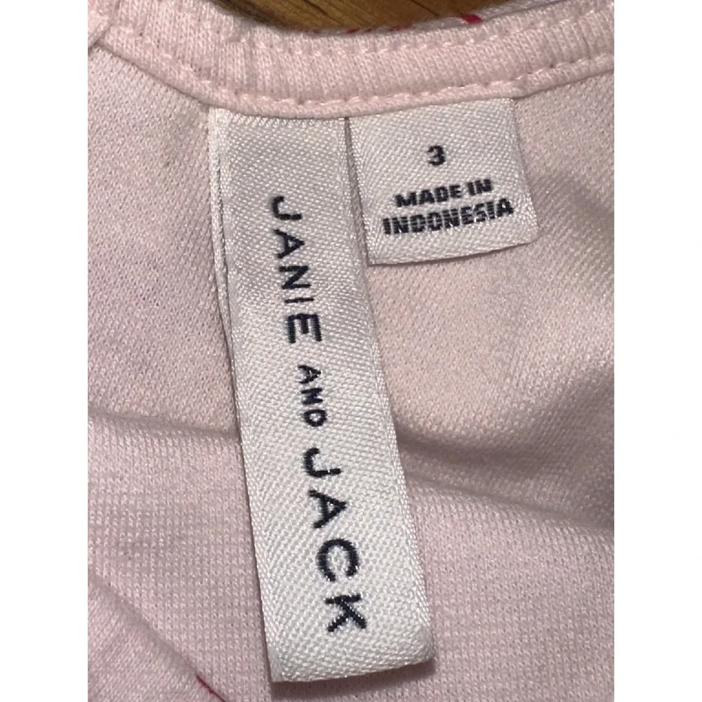 Janie and Jack Paris Themed Toile Ponte Dress Girls Size 3T